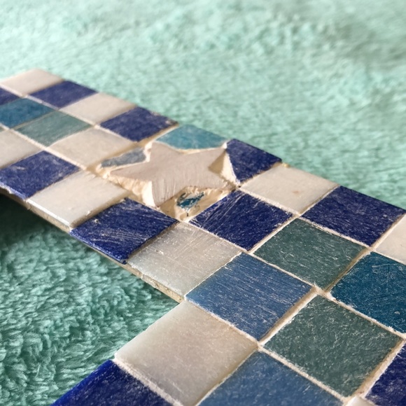 Two Handmade Ceramic Tile Picture Frames - Picture 3 of 8